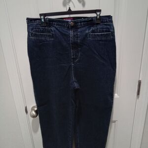 Vintage Westport Woman DenimSize 16W Classic Blue Jeans With A Stretch Waistband